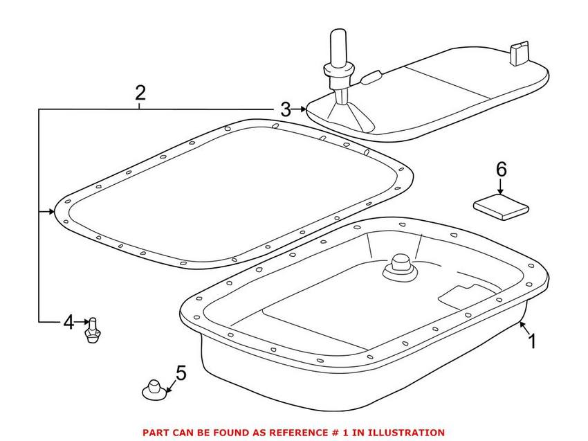 BMW Auto Trans Oil Pan 24117533733